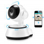 Caméra de surveillance motorisée avec capteur audio bidirectionnel - Caméra d'intérieur IP