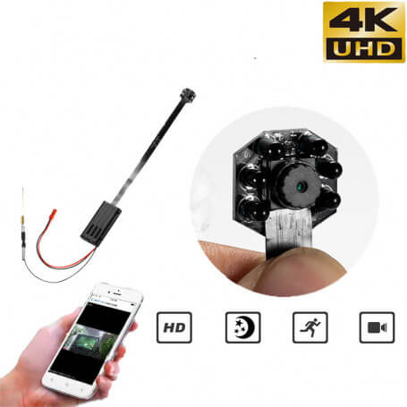 4K UHD WiFi mini spy camera with motion detector and night vision - Other spy camera