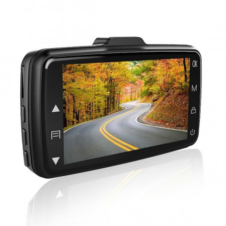 Dashcam enregistreur Full HD 1080P avec écran LCD - Dashcam