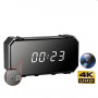 Alarm clock spy camera ultra HD 4K WiFi infrared vision - Spy camera clock