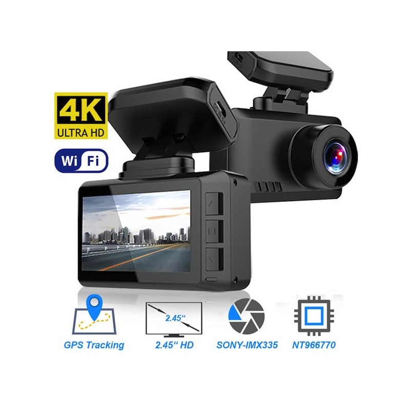 Ultra HD 4K dashcam with wifi and GPS Memory Not included