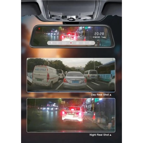 Dashcam retrovisor 4G Full HD Wifi GPS - 1