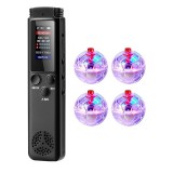 Dictaphone met dubbele microfoons 360 graden - 1