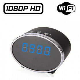 IP WiFi Spy wekker 5.000.000 pixels - Spy camera alarm klok