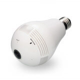 360 graden WiFi IP Spy gloeilamp 1.3 MP - Camera lamp