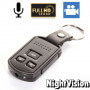 Llave de coche de cámara con visión infrarroja - Puerta de la llave de la cámara espía
