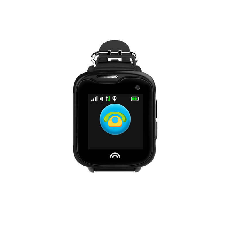Kind GPS Tracker Uhr mit wasserdichter Kamera Farbe Schwarz