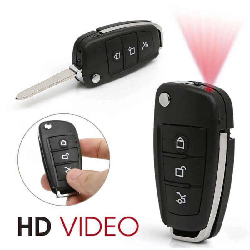 Camera car key spy night vision Memory Not included
