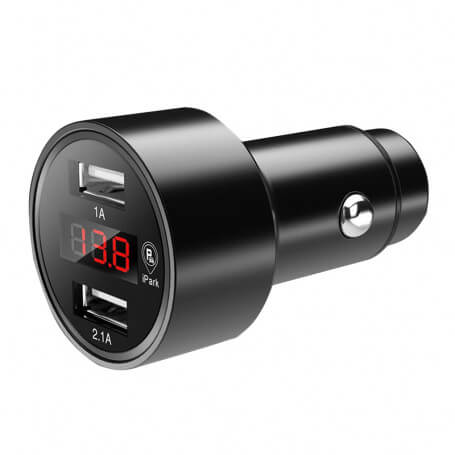Charger cigarette lighter for car with a GPS tag spy