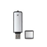 Chiave spia usb argento e nero - Micro registratore spia