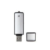 Silber und schwarz USB-Spion-Schlüssel - Mikro-Spionage-Recorder