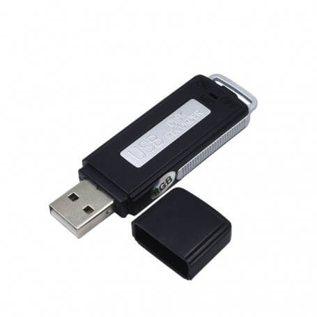 Spy microphone in a USB key