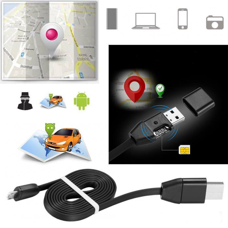 Mini spy microphone built in a USB cable Compatible Iphone
