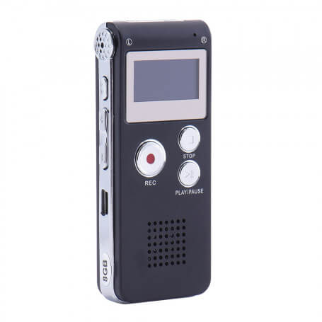 Digital Voice Recorder With LCD Screen