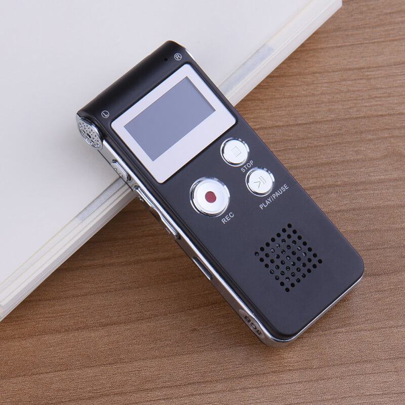 Digitale voice recorder met LCDscherm