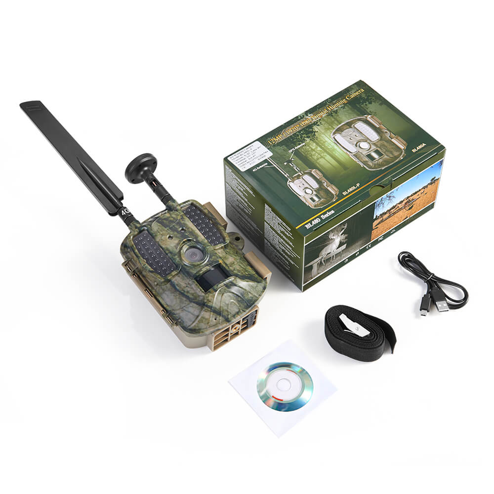 Caméra de chasse GSM 4G Full HD 12MP avec balise GPS