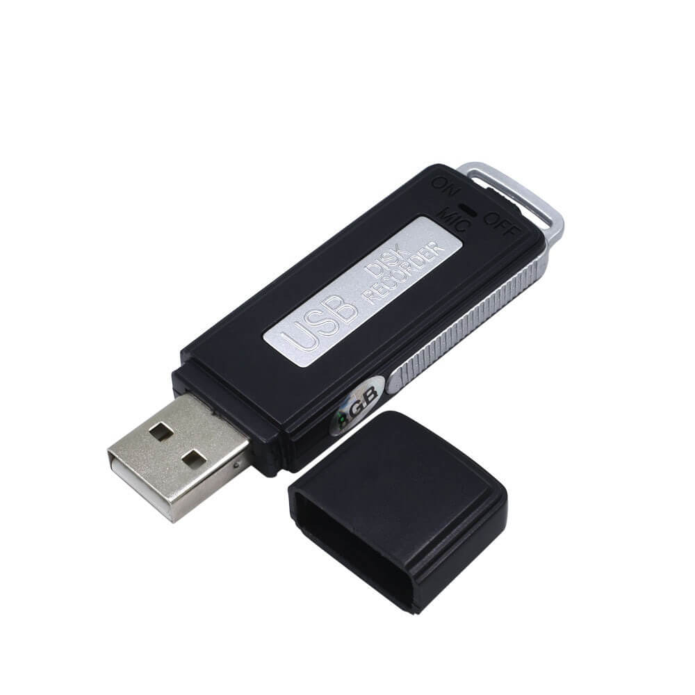 Mini clé USB de 8GB avec enregistreur de son espion
